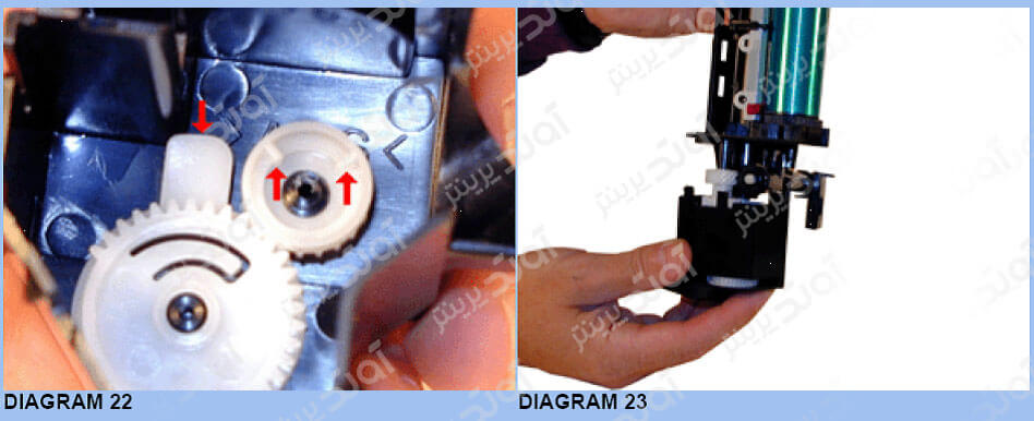 آموزش تعویض درام شارپ 202